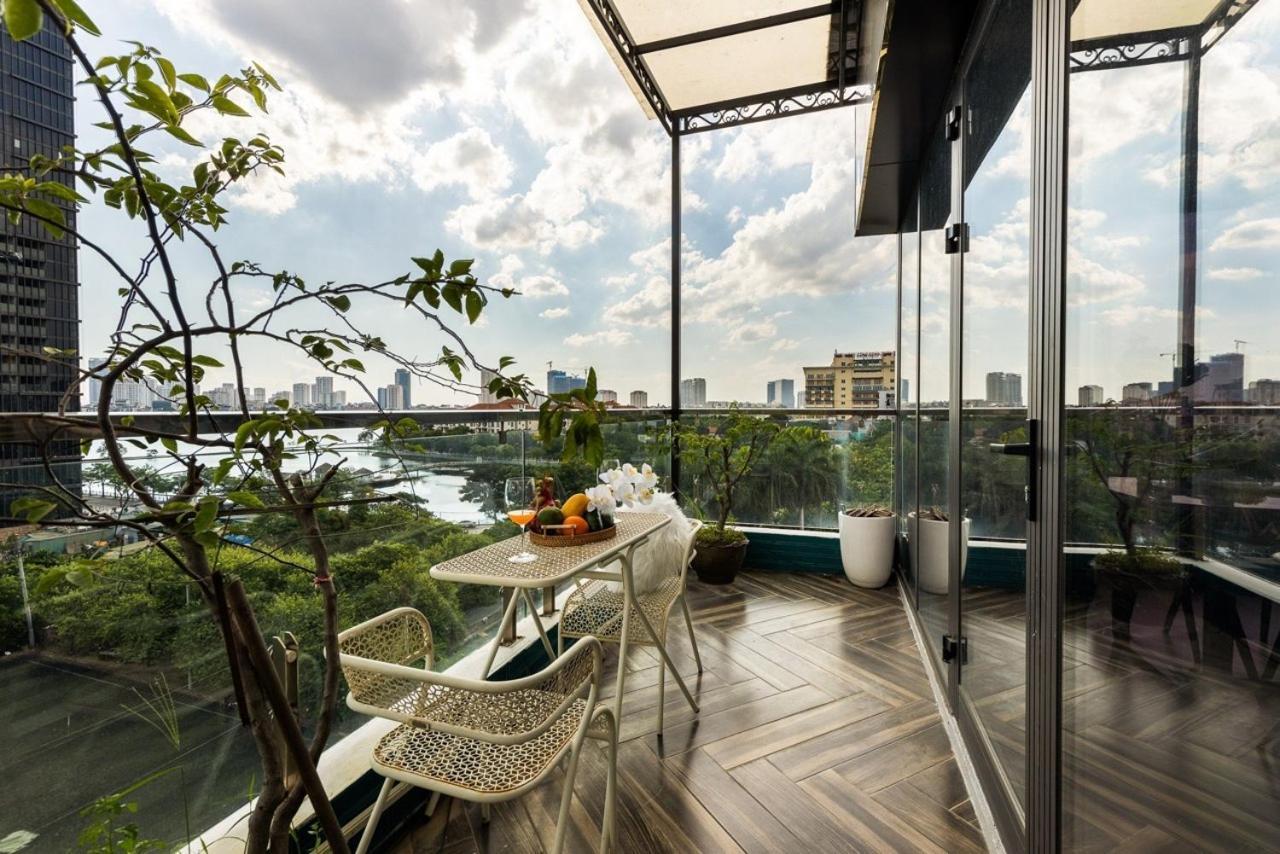 M Apartment Lakeside - Cara Rustic 河内 外观 照片