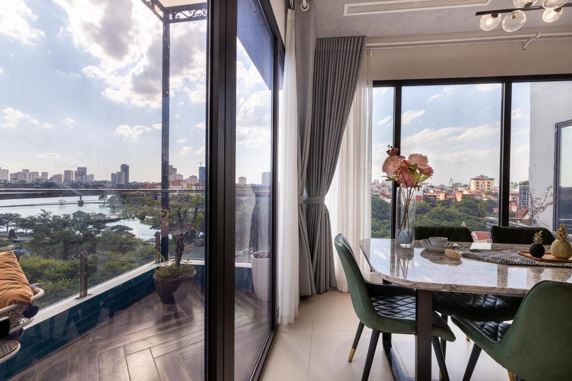 M Apartment Lakeside - Cara Rustic 河内 外观 照片